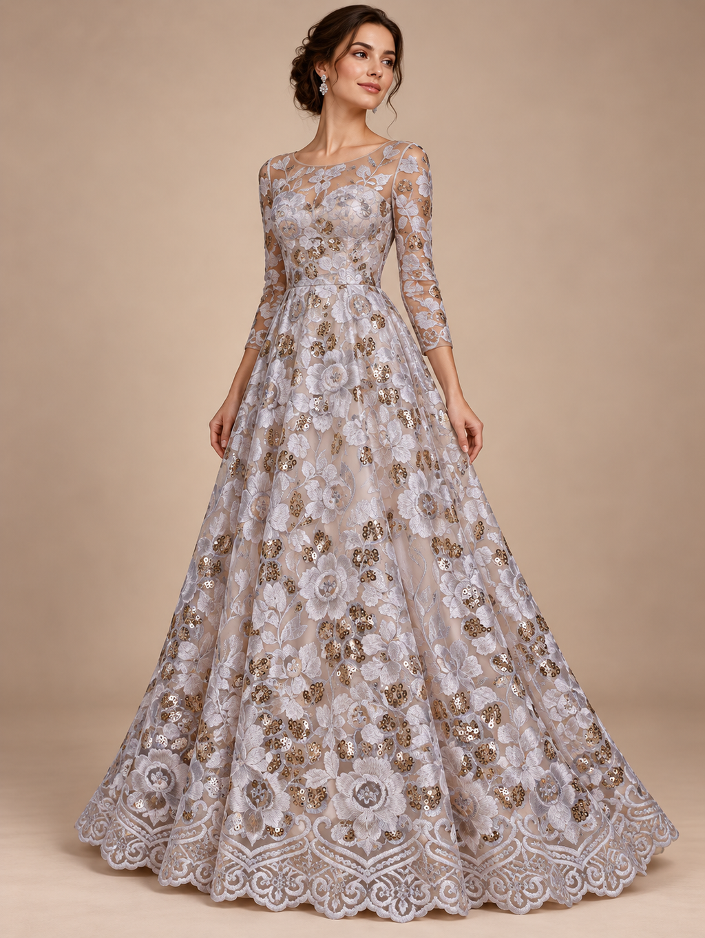 A927huesooro · Inspiración de vestido generada con IA. Se vende tela por metro.