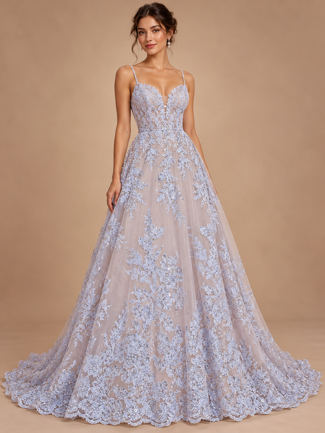 A982blanco · Inspiración de vestido generada con IA. Se vende tela por metro.