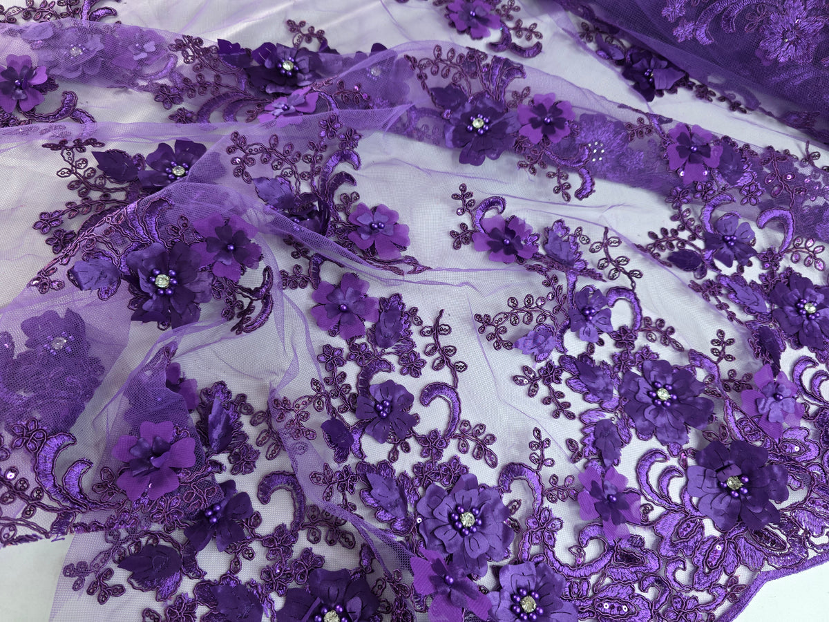 HH258 MORADO: fotografía real del tejido y color exacto. Ceremonia Textil. Se vende tela por metro.