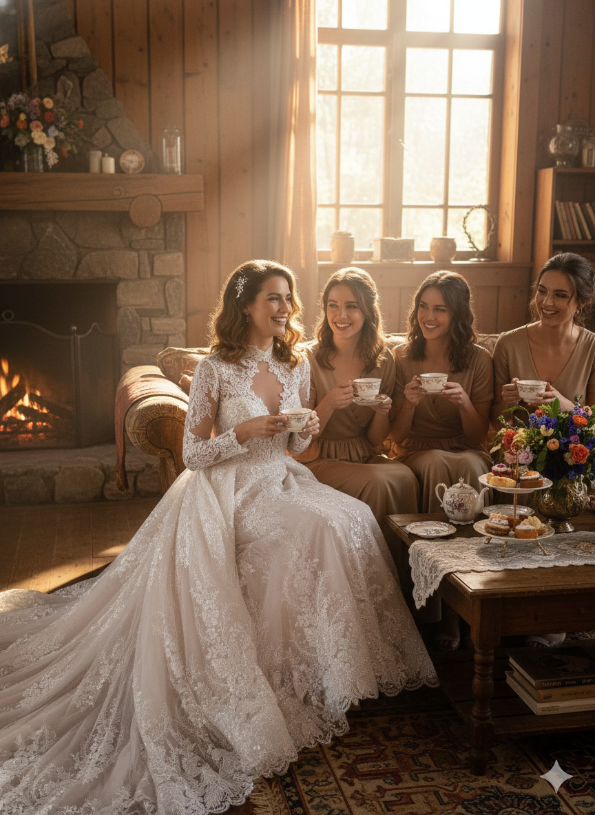 Tul bordado color hueso A961, ideal para vestidos de noche de boda y de XV años