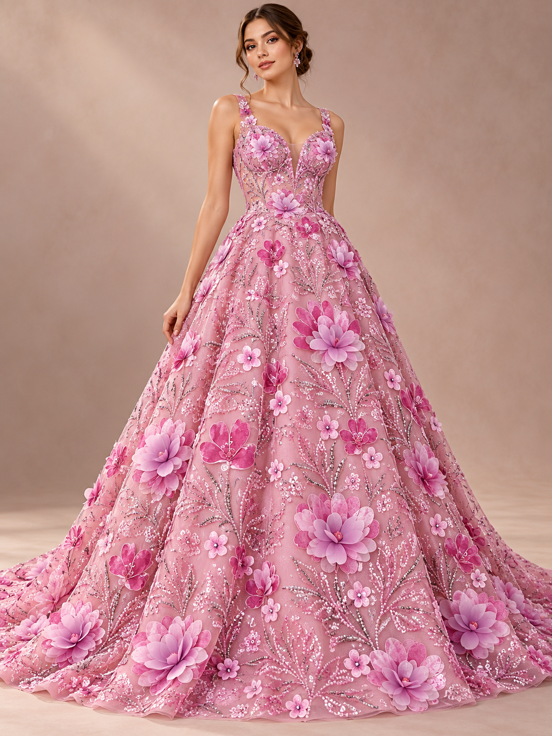 H150 · Inspiración de vestido generada con IA. Se vende tela por metro.