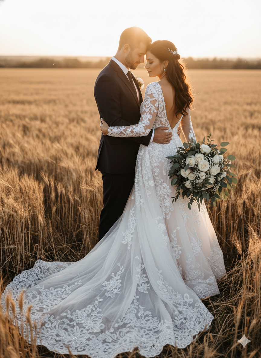Tul bordado color blanco H017, ideal para vestidos de noche de boda y de XV años