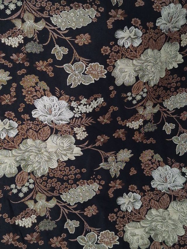 Tul bordado color oro A798, ideal para vestidos de noche de boda y de XV años