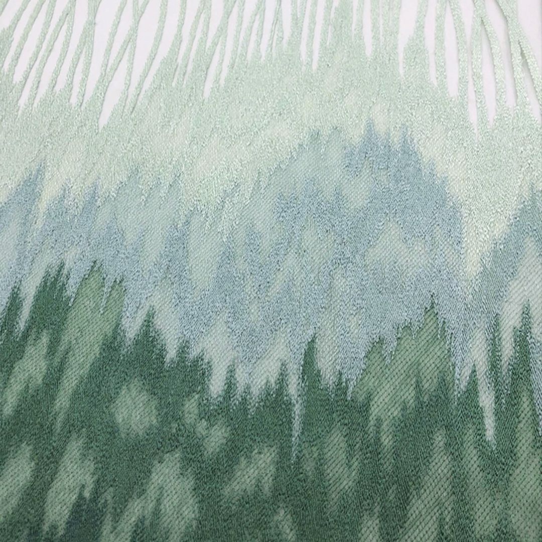 Tul bordado color verde A722, ideal para vestidos de noche de boda y de XV años