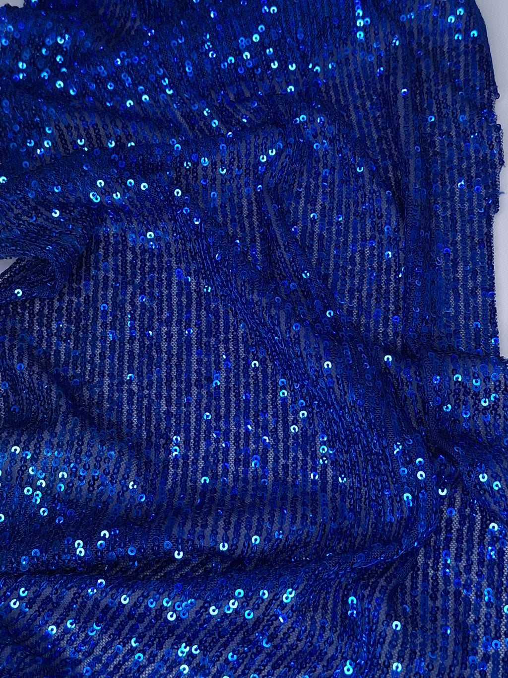 Tul bordado color azul rey A913, ideal para vestidos de noche de boda y de XV años