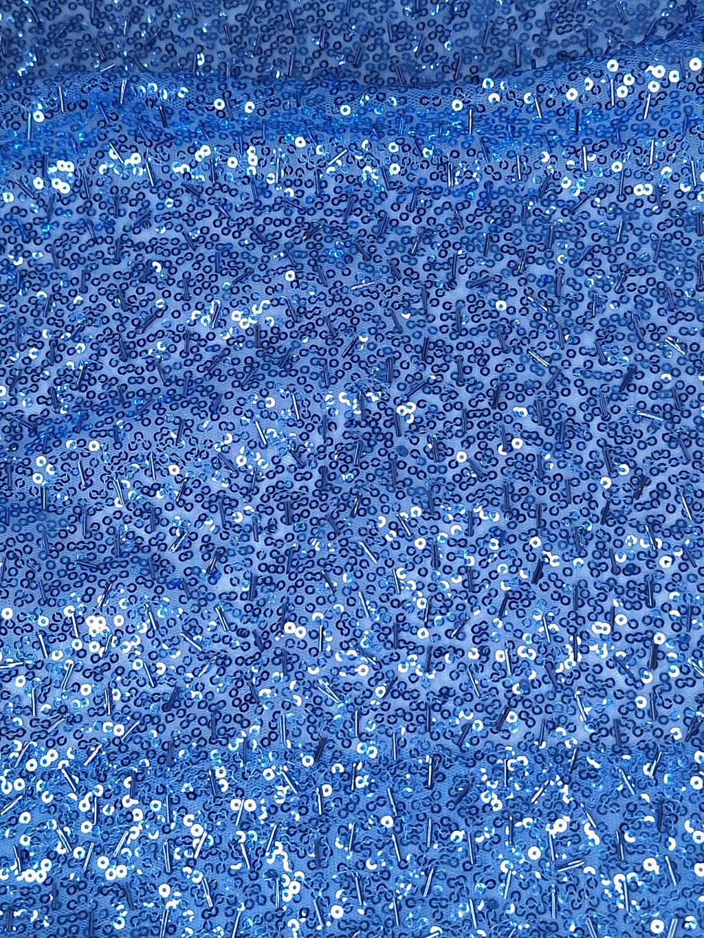 Tul bordado color plumbago H093, ideal para vestidos de noche de boda y de XV años