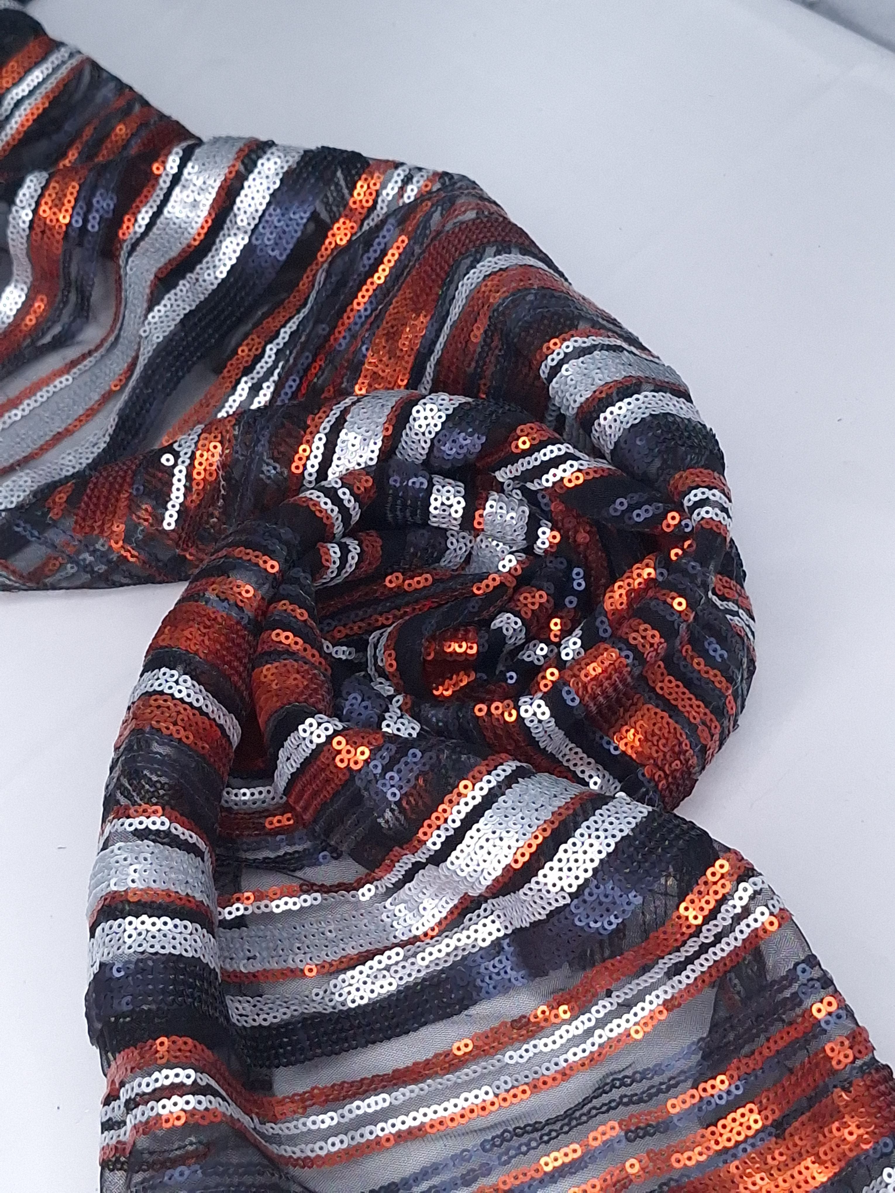 Tul bordado color vino A666, ideal para vestidos de noche de boda y de XV años