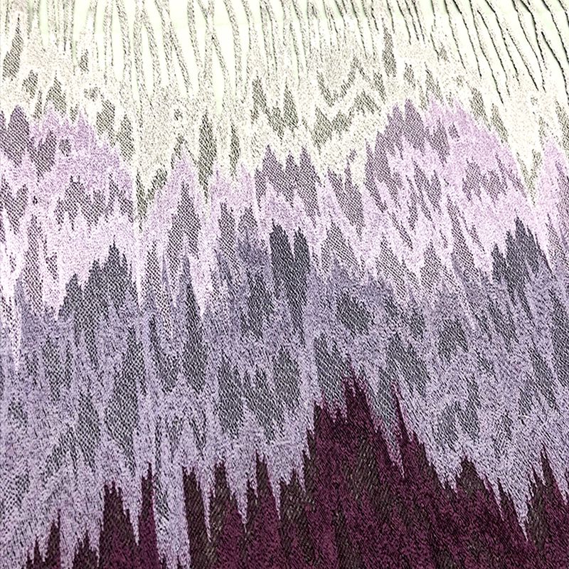 Tul bordado color morado A722, ideal para vestidos de noche de boda y de XV años