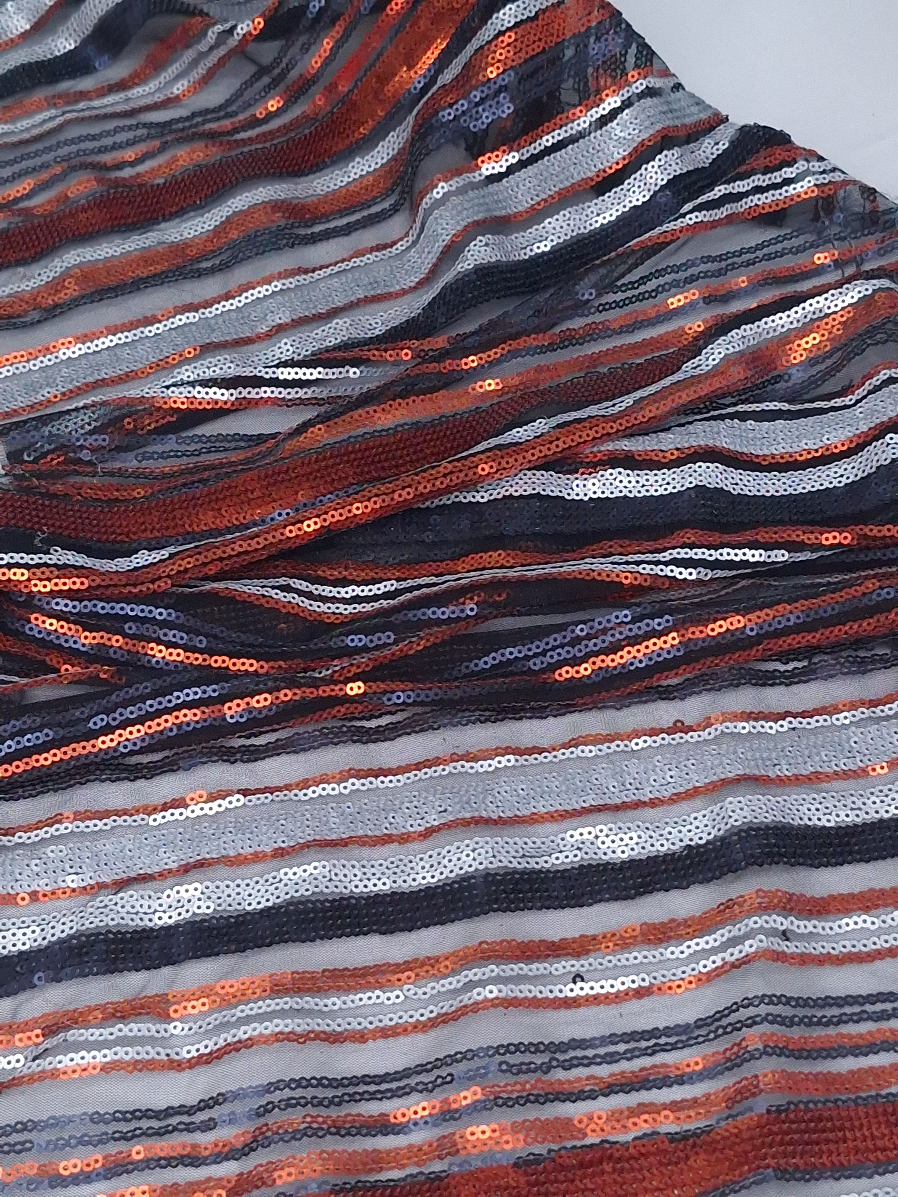 Tul bordado color vino A666, ideal para vestidos de noche de boda y de XV años