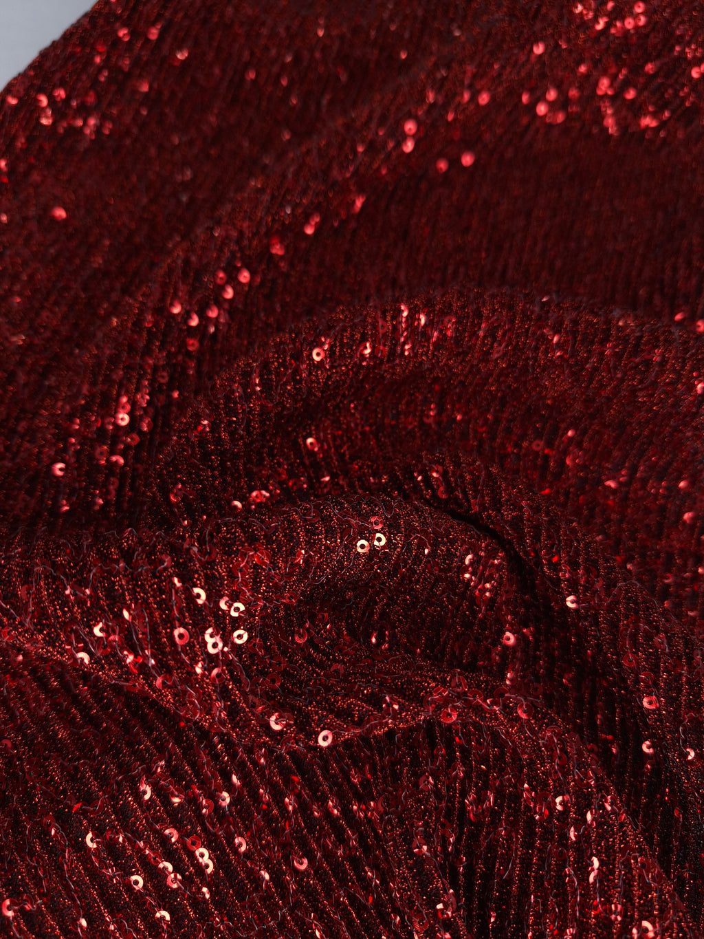 Tul bordado color rojo A978, ideal para vestidos de noche de boda y de XV años