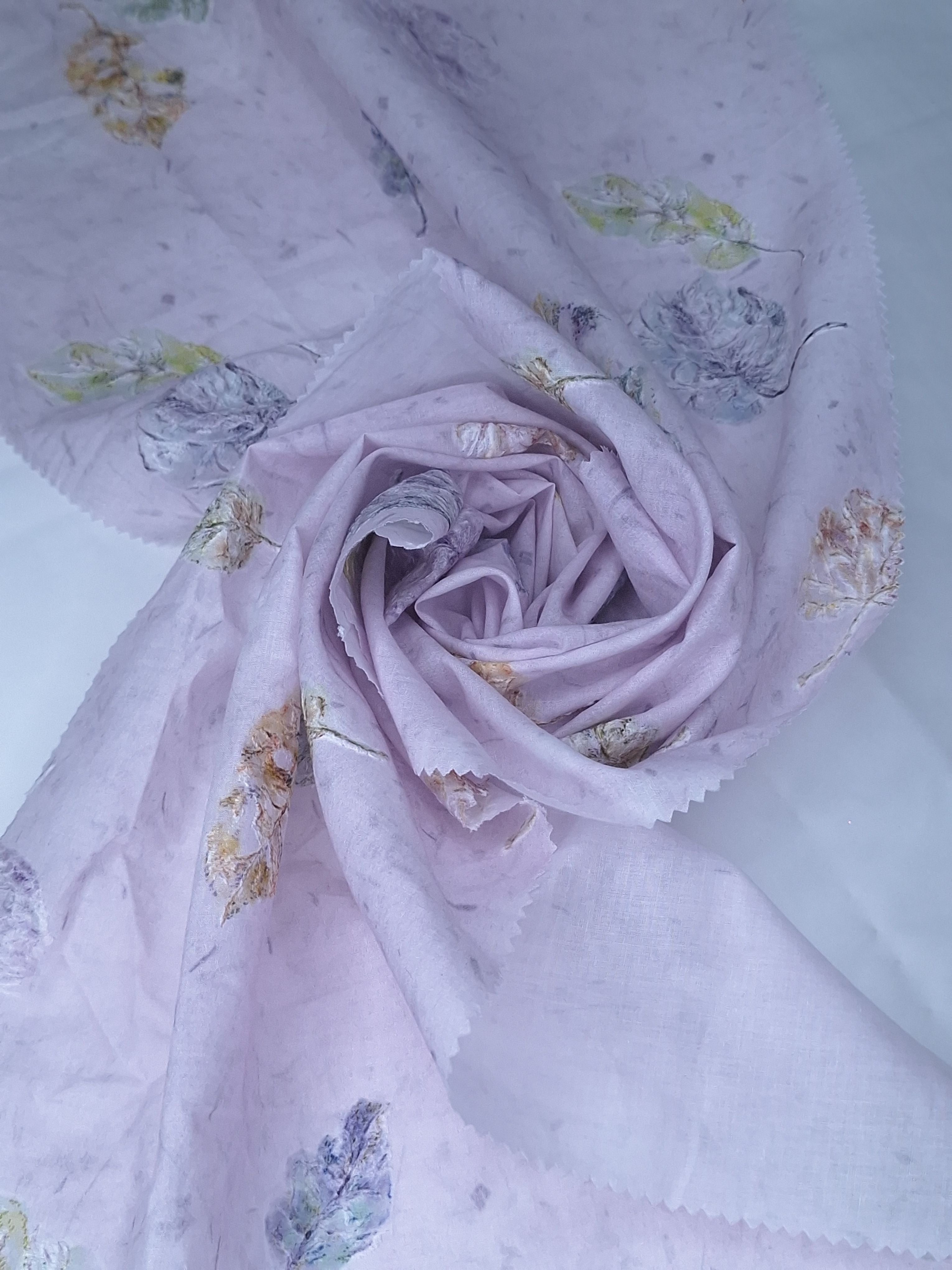 Tul bordado color lila H190, ideal para vestidos de noche de boda y de XV años
