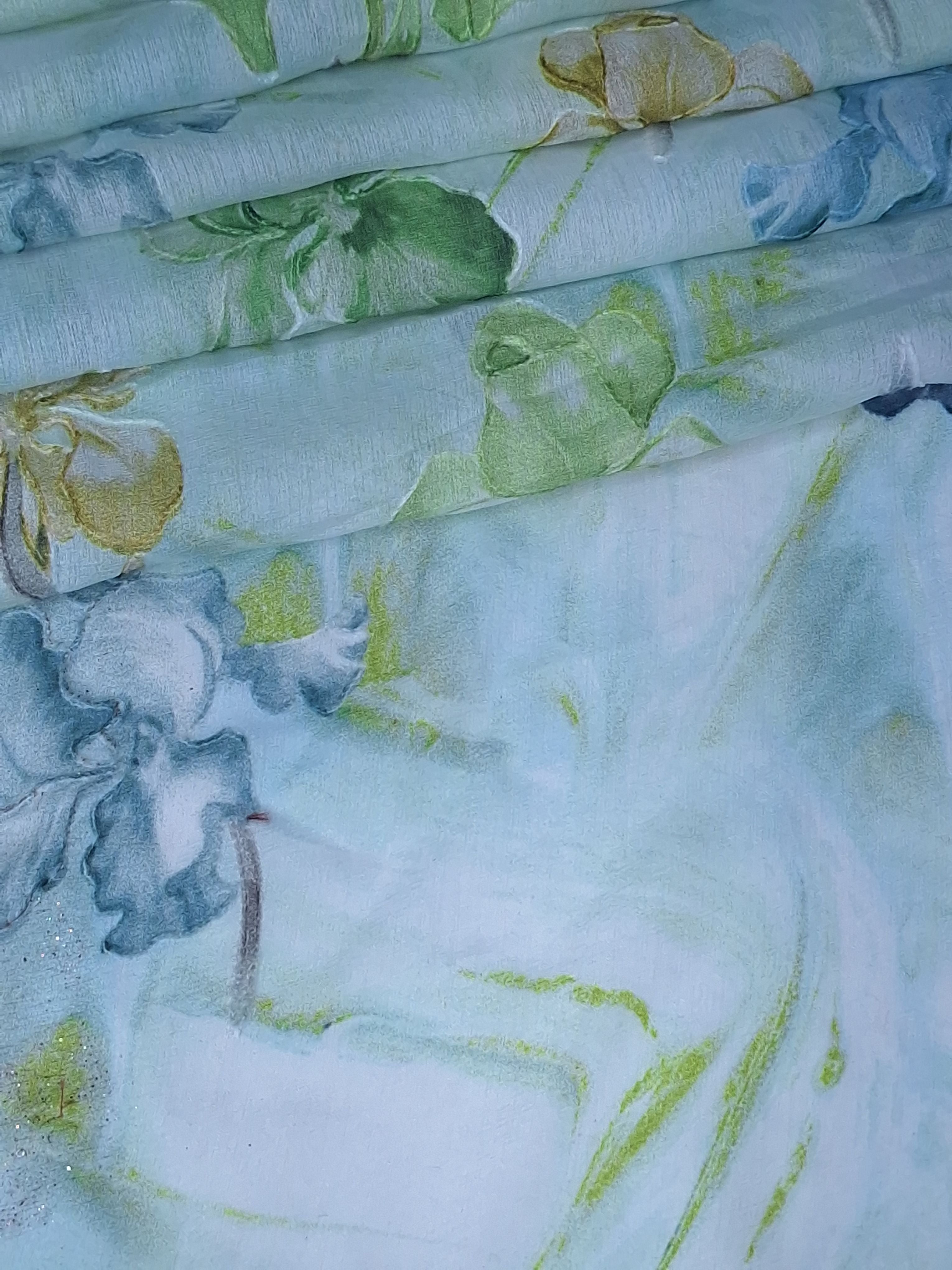 Tul bordado color verde H224, ideal para vestidos de noche de boda y de XV años
