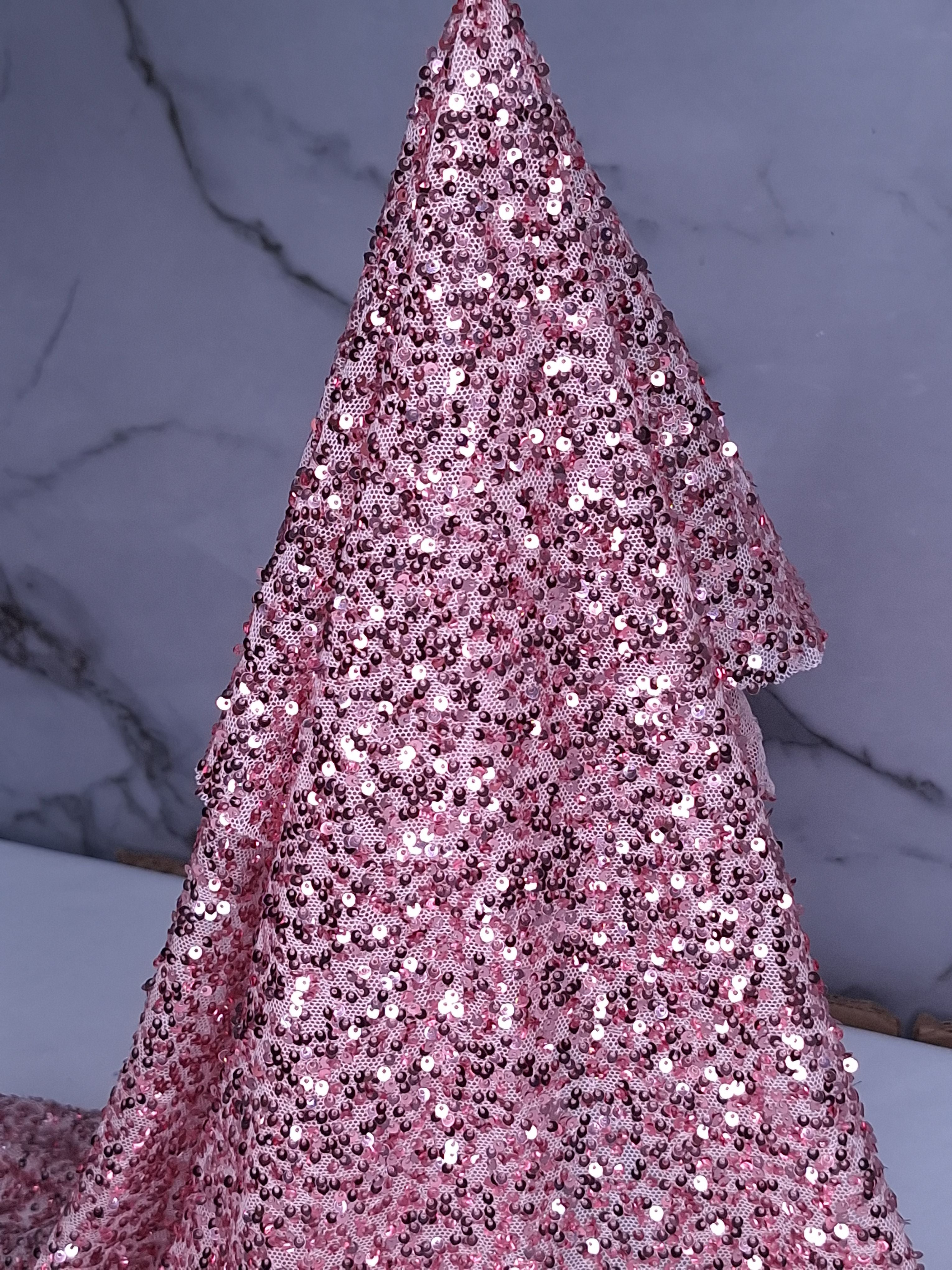 Tul bordado color rosa A912, para vestidos de noche de boda y de XV años