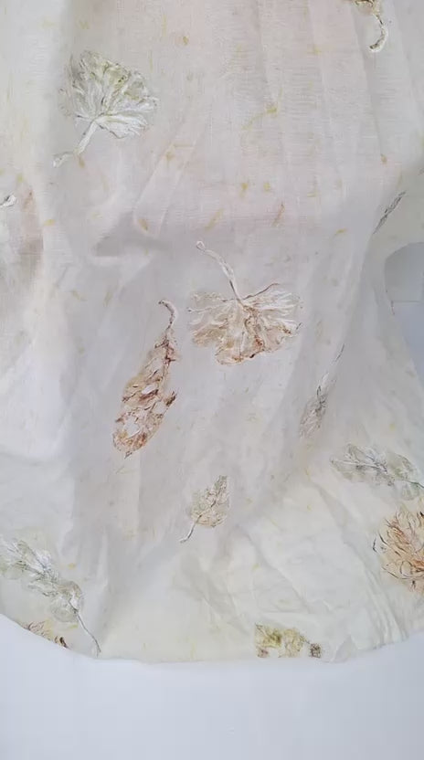 Tul bordado color amarillo H190, ideal para vestidos de noche de boda y de XV años