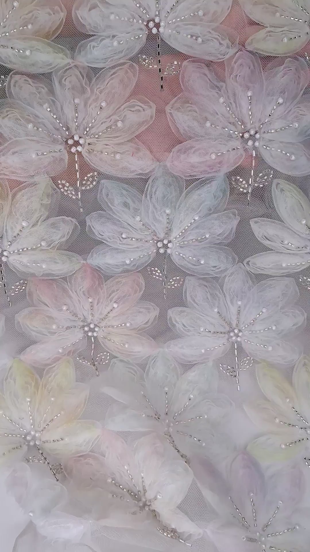 Tul bordado color verde oro H028, ideal para vestidos de noche de boda y de XV años