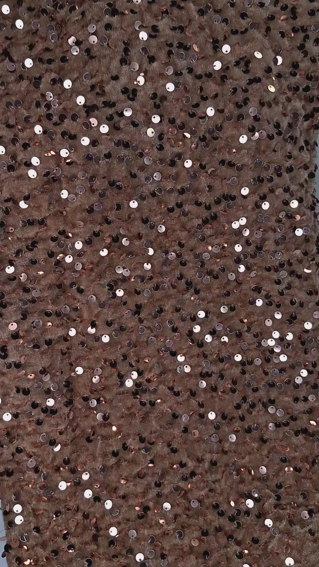 Tul bordado color cobre A789, ideal para vestidos de noche de boda y de XV años